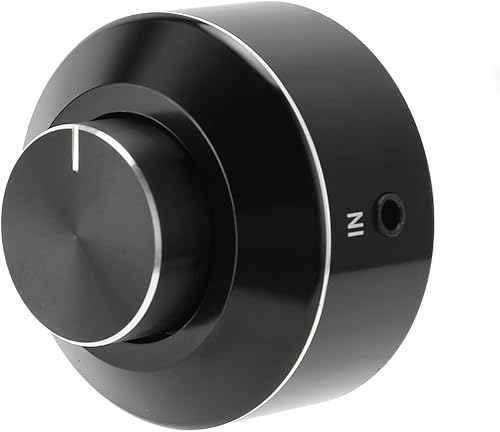 Mini perilla de control de volumen activo, controlador de volumen, perilla de control de volumen de 0.138in, ajustador de audio, para ver videos,