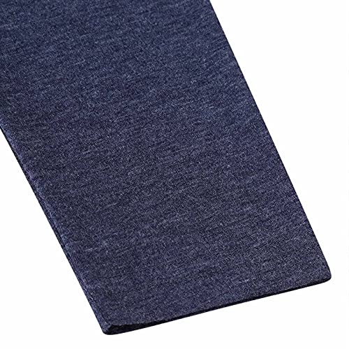 Camisetas masculinas de manga longa verão outono gola alta básica camiseta masculina 2024, P-369 Azu