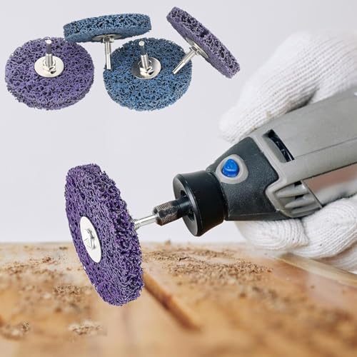 DMJJSD® CSD Scheibe 100mm,5 Stück CBS Reinigungsscheibe Grobreinigungsscheibe CBS Schleifscheibe Schleifscheiben für Winkelschleifer von Farbe, Rostschweißnähten, Oxidation Reinigen & Entfernen