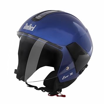 Steelbird SB 33 Eve Dashing X Open Face Helmet (Blue, L)