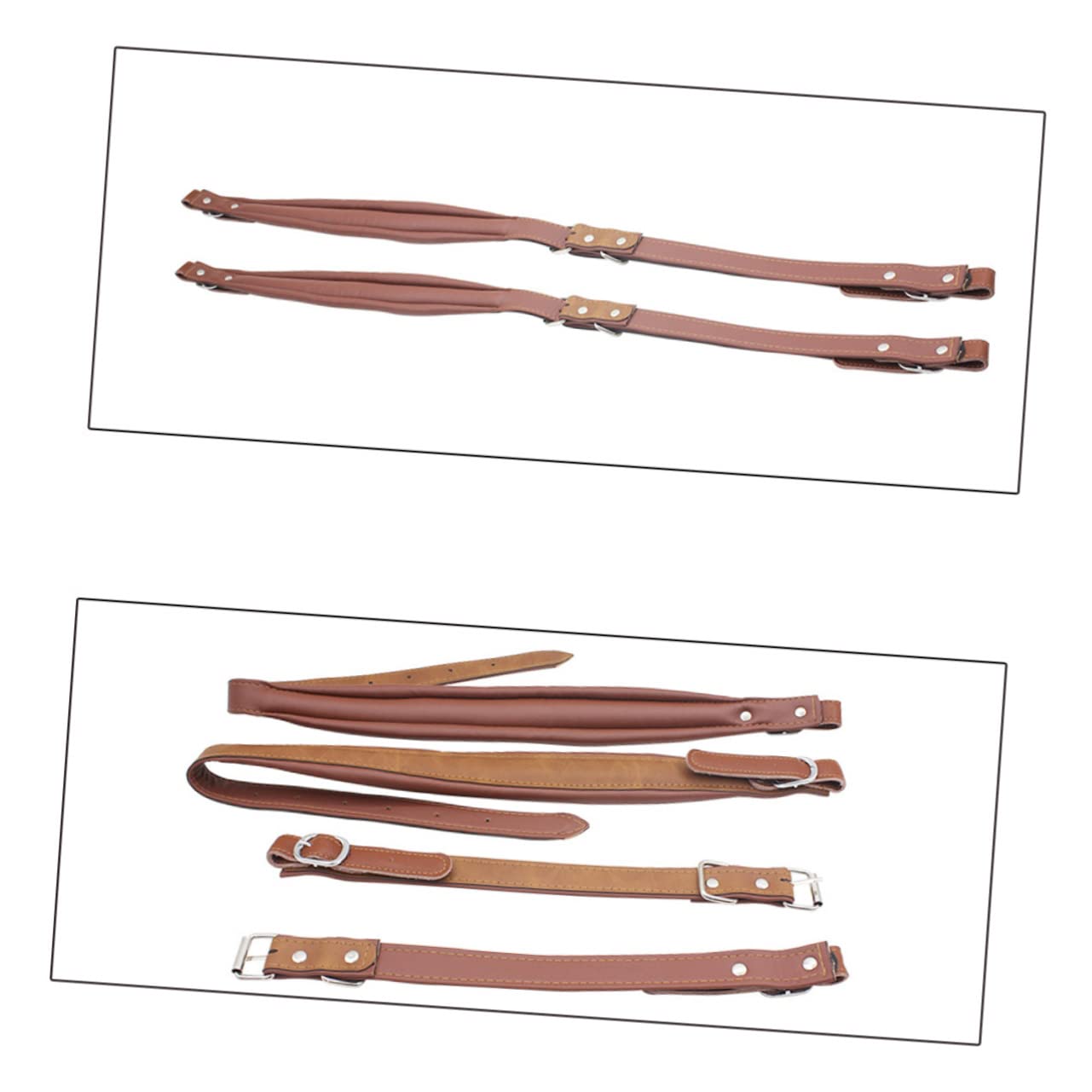 Par de Correas de Acordeón Ajustables para Bajos de 16 a 120, Longitud Regulable (83–110 CM), Impermeables y Cómodas, Adecuado para Uso en Ensayos