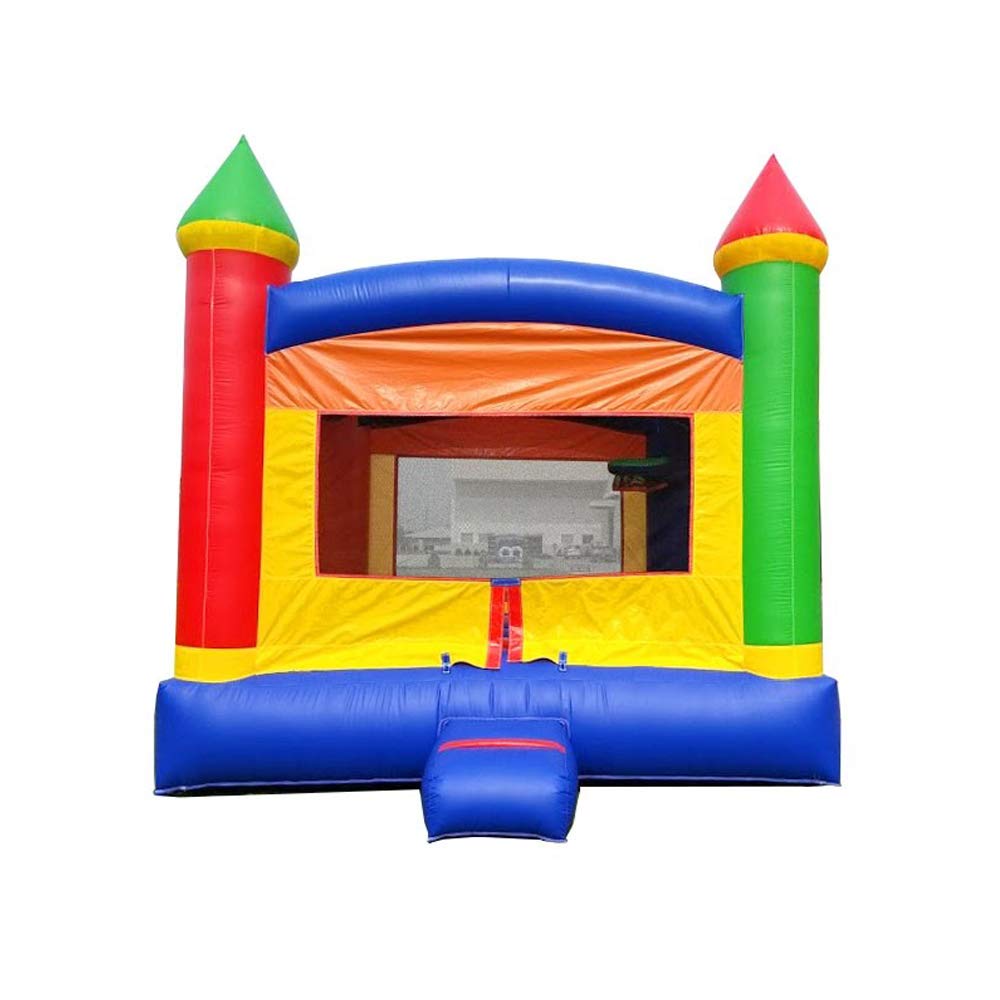 Buy Crossover Rainbow Castle Inflatable Bounce House 13 x 12 x 14.5