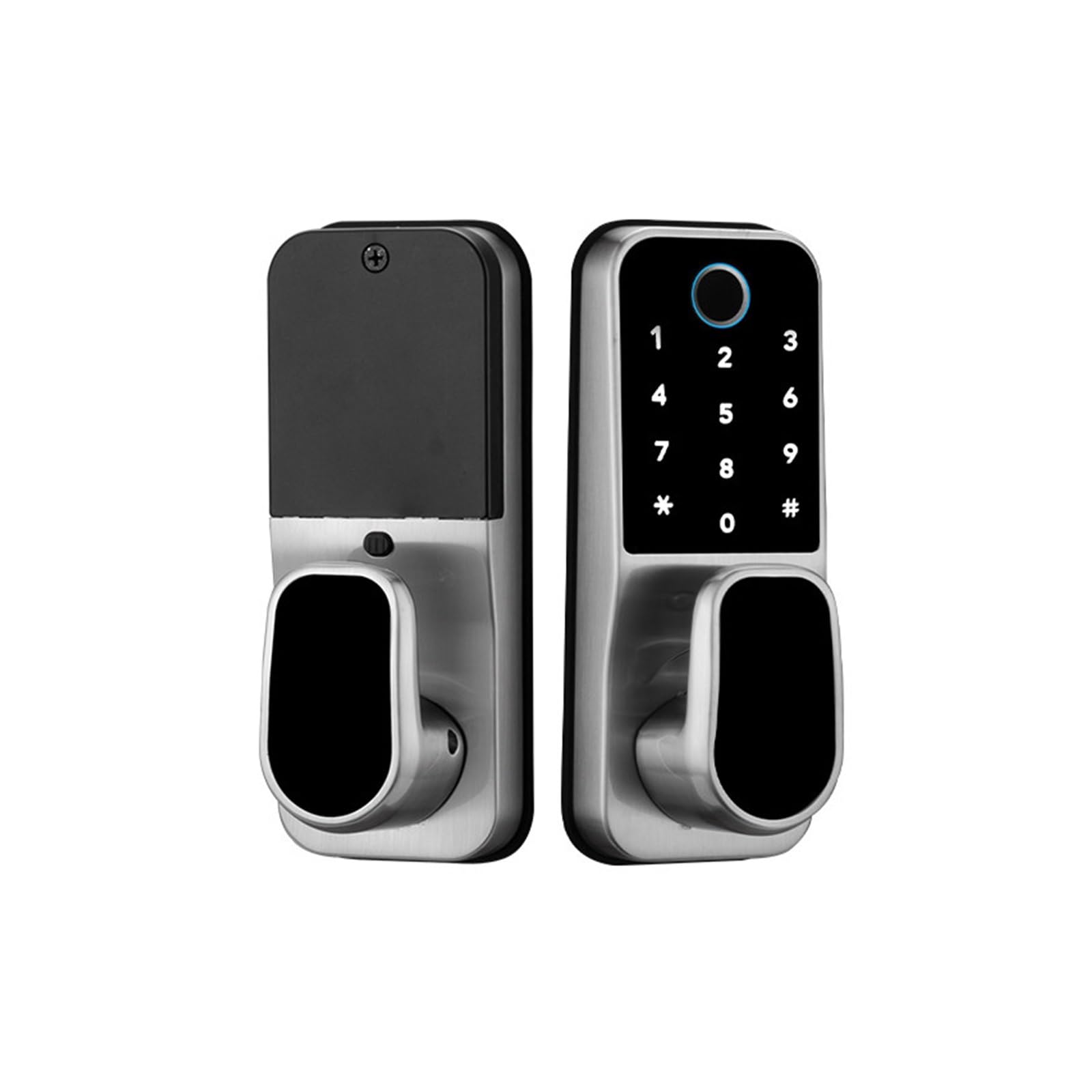 Electronic Fingerprint Smart Lock Anti-Theft Door Intelligent Door Lock Keyless Entry, for Home Office smart Door Lock(Nero)