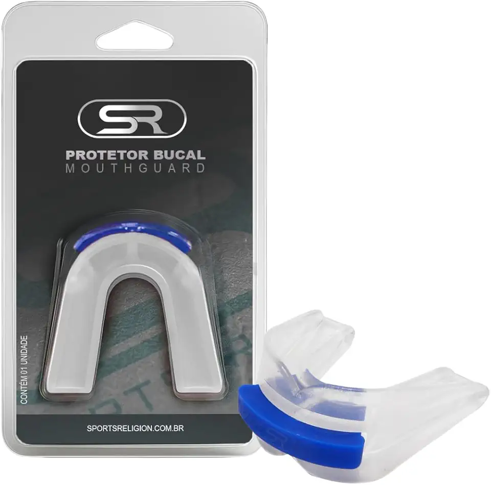 Protetor Bucal Duplo Moldável P/Muay Thai, Boxe, Mma, Rugby (Transparente)