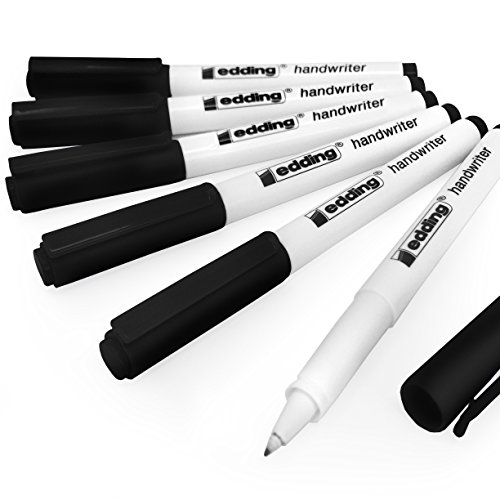 Stylos feutres noirs 0.6 mm Edding Handwriter écriture fine et claire