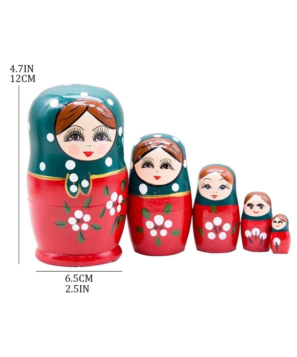 Amazon.co.jp: 入れ子人形 マトリョーシカ ロシアの人形 木製ロシアの