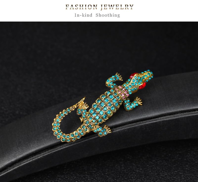 Image of Brooch pins Women Enamel Crystal Animal Insect Pin Lapel Pin Large Safety Pin