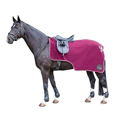 HKM Manta para caballos-1170632000027 rojo oscuro 135
