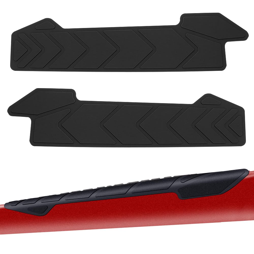 2 Pcs Protection de Chaîne Vélo en Silicone, Protège Cadre Chaîne VTT Anti-Rayures, Protecteur de Chaînes de Vélos, Protection de Chaînes VTT Auto-Adhésif, pour Prévenir Les Dommages, Noir