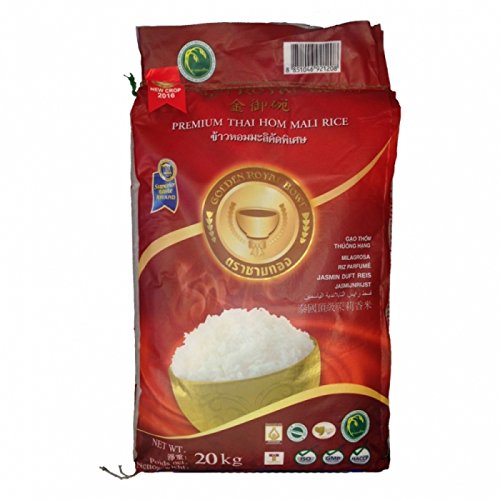 Jaśmin zapach ryżu - Premium Thai Hom Mali Rice - Golden Royal Bowl 20 kg