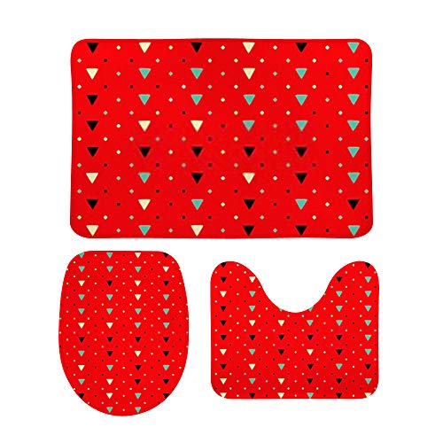 Ensemble de 3 tapis de bain extrêmement doux anti-glissade - 2