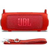 Co2CREA Silikonhülle Für JBL Charge 5 - Schutzhülle Mit Karabiner & Gurt