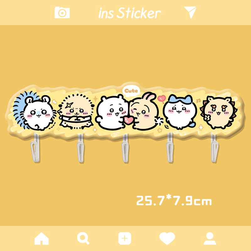 Amazon｜ちいかわ フック ハチワレ うさぎ モモンガ ラッコ 萌えグッズ