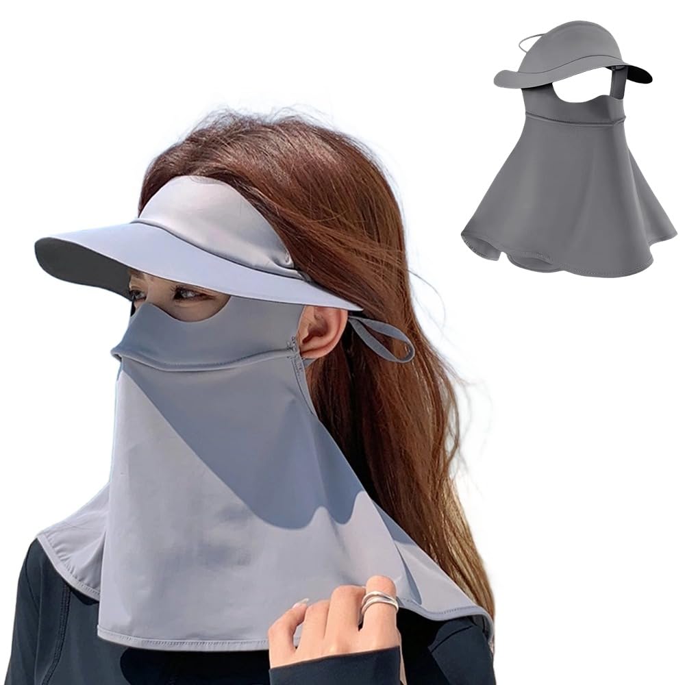 Eaonitubreathable Uv Face Cover Visor Upf 50 Women Summer Face
