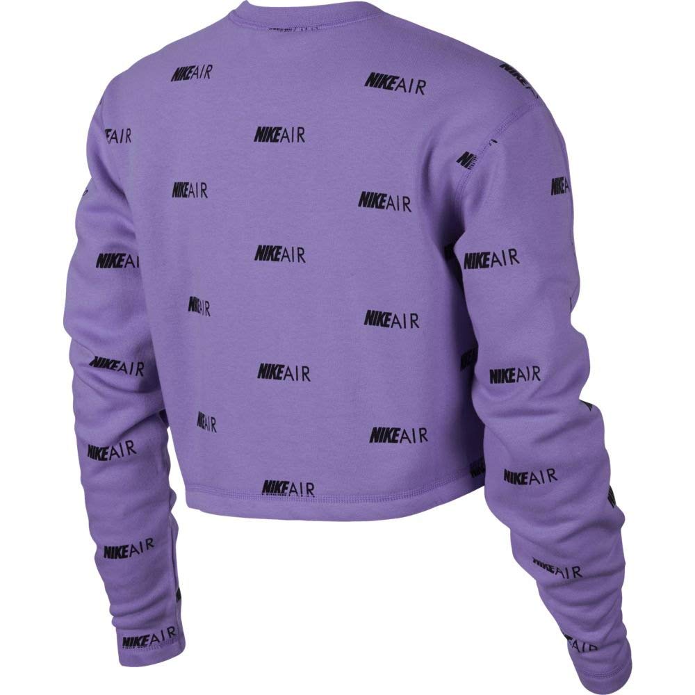 women's nike air crop crew sweatshirt