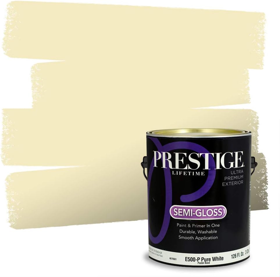 PRESTIGE Paints Interior Paint and Primer In One, 1-Gallon, Eggshell, Comparable Match of Benjamin Moore* Light Of The Moon*
