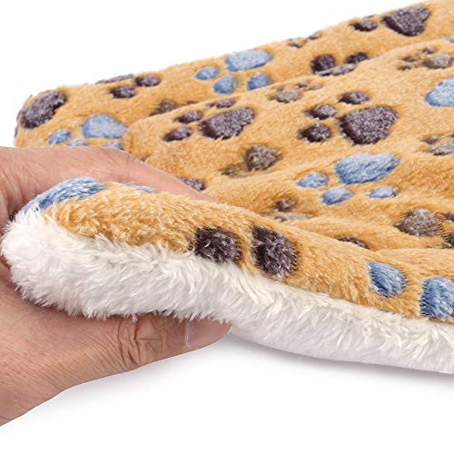 Mogoko 2Pcs Fleece Small Animal Beds, Warm Sleep Mat Pads For Guinea Pig Hamster Squirrel Hedgehog Rabbit Chinchilla #TOP4