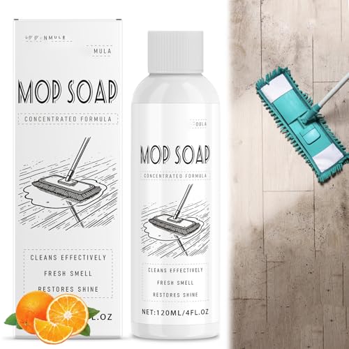 R & W Mop Soap Brazilian Waves, Highly Scented Mop Soap for Floor Cleaning, Floor Cleaner for Mopping, Multi-purpose Pet-friendly Cleaner Liquid (1PCS)