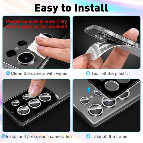 Image of TechTrendz Camera Lens Protector Ring for Samsung Galaxy Z Fold 7 Camera Aluminum Alloy Rings, Ultra-HD Full Coverage Anti Scratch Metal Ring, Z Fold 7 Camera Lens Protector (3 Ring Included) (Black)
