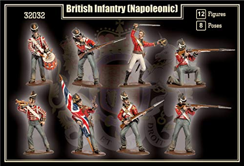 MSF Mars Figures British Infantry 12 figuras 1:32 miniatura 2