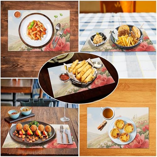 Sets de table antidérapants et lavables résistants à la chaleur - 6