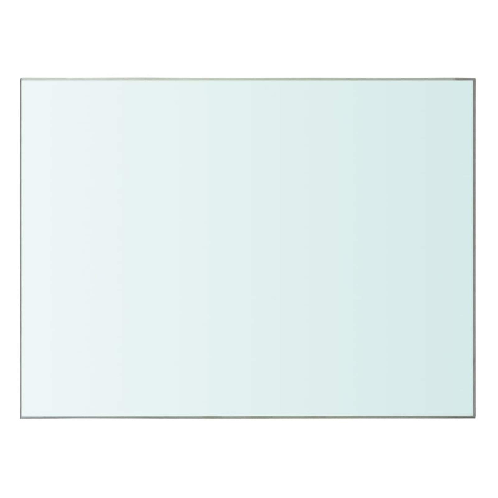 Regalböden 2 STK. Glas Transparent 40x30 cm, Hartglas 8 mm, belastbar bis 15 kg, für Lamellenwand, ideal für Wohnung und Geschäft