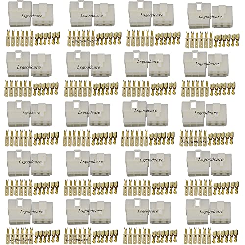 Connecteur électrique 4 broches à double pas 2.8mm et 6.3mm