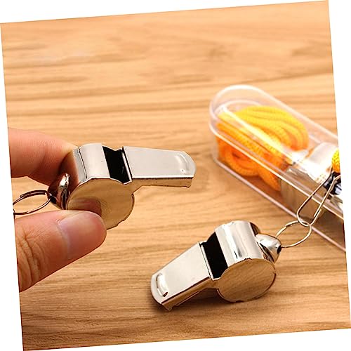 Silbatos deportivos de acero inoxidable 5 unidades miniatura 5