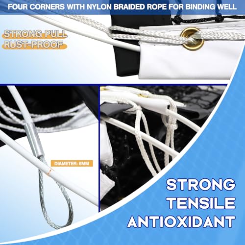 image for VANCL Double Tennis Net Outdoor Heavy Duty Replacement Net Professiona