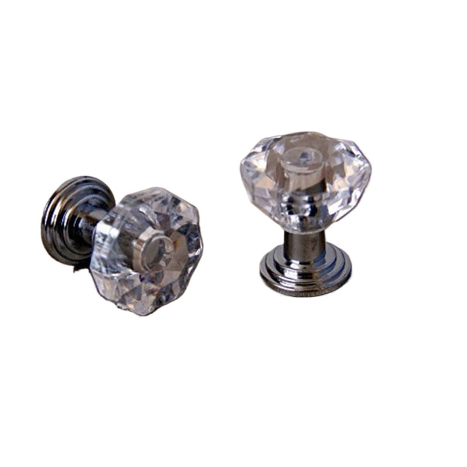 MWAHJU 8Pcs Knob Diamond Cabine for Cupboard