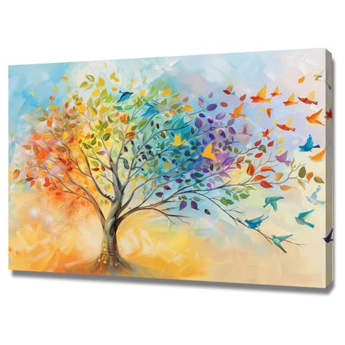 Tableaux Decoration Murale Arbre d'Art Abstrait Toile Haute Qualité