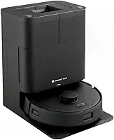 Robô Aspirador Pó Inteligente Wi-Fi Max Kuanttum X20 Pro Cor Preto 220V Integra Alexa Robot Vacuum MOP Passa Pano Autolimpeza Com Base Estação Água Quente