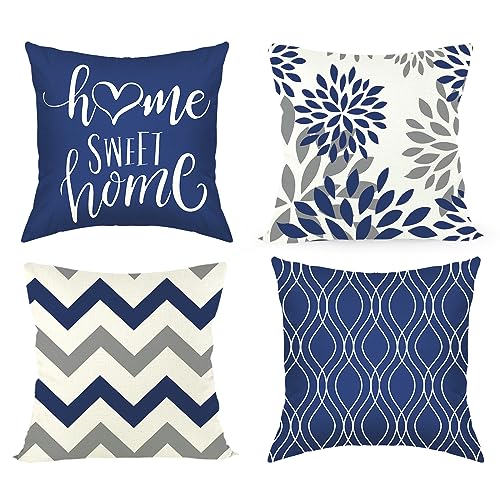 Joyshare 40x40 cm Home Decor Cushion Covers Set of...