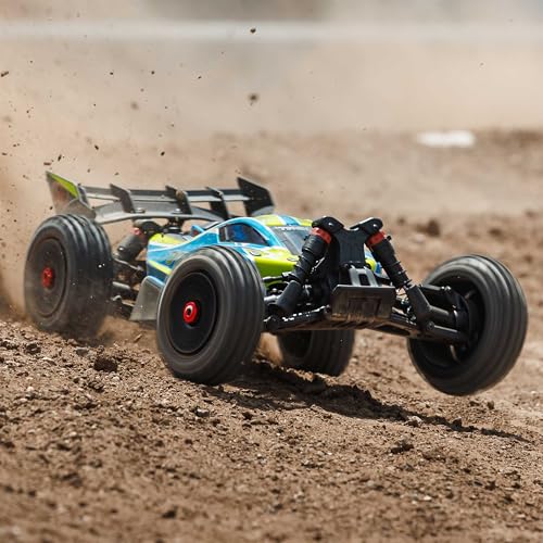Image of ARRMA RC Car 1 /8 Typhon 4X4 223S BLX BRUSHLESS Buggy RTR (Battery and Charger Not Included) with DSC Blue /Yellow, ARA4306V4T4