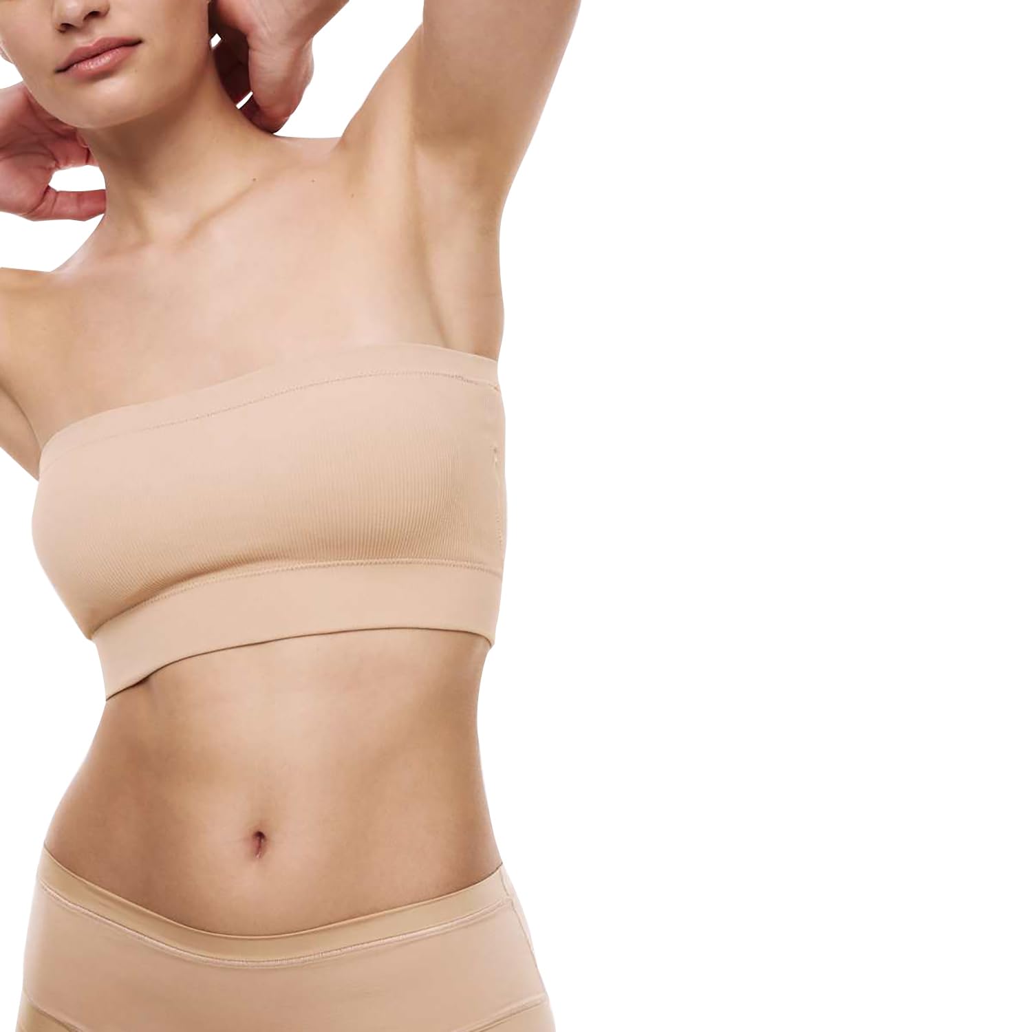 marks & spencer Seamless Non Wired Bandeau Bra T332729ROSE Quartz (L)-picture-12
