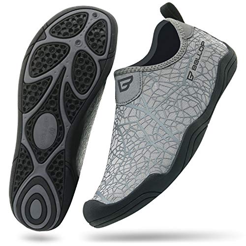 BALLOP Quick Dry(30 Water Holes) Non Slip(Octopus Sucker) Ultimate Comfort(4-Way Spandex), Water Shoes for Women, Water Shoes for Men, Water Shoes, Water Socks, Swim Shoes, Beach Shoes, Aqua Socks