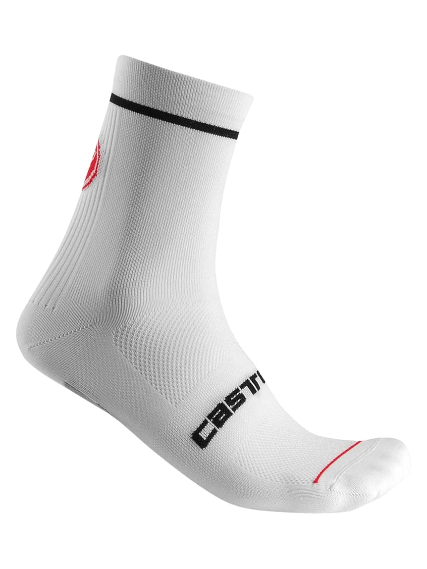 Castelli White Entrata Socks Size 13