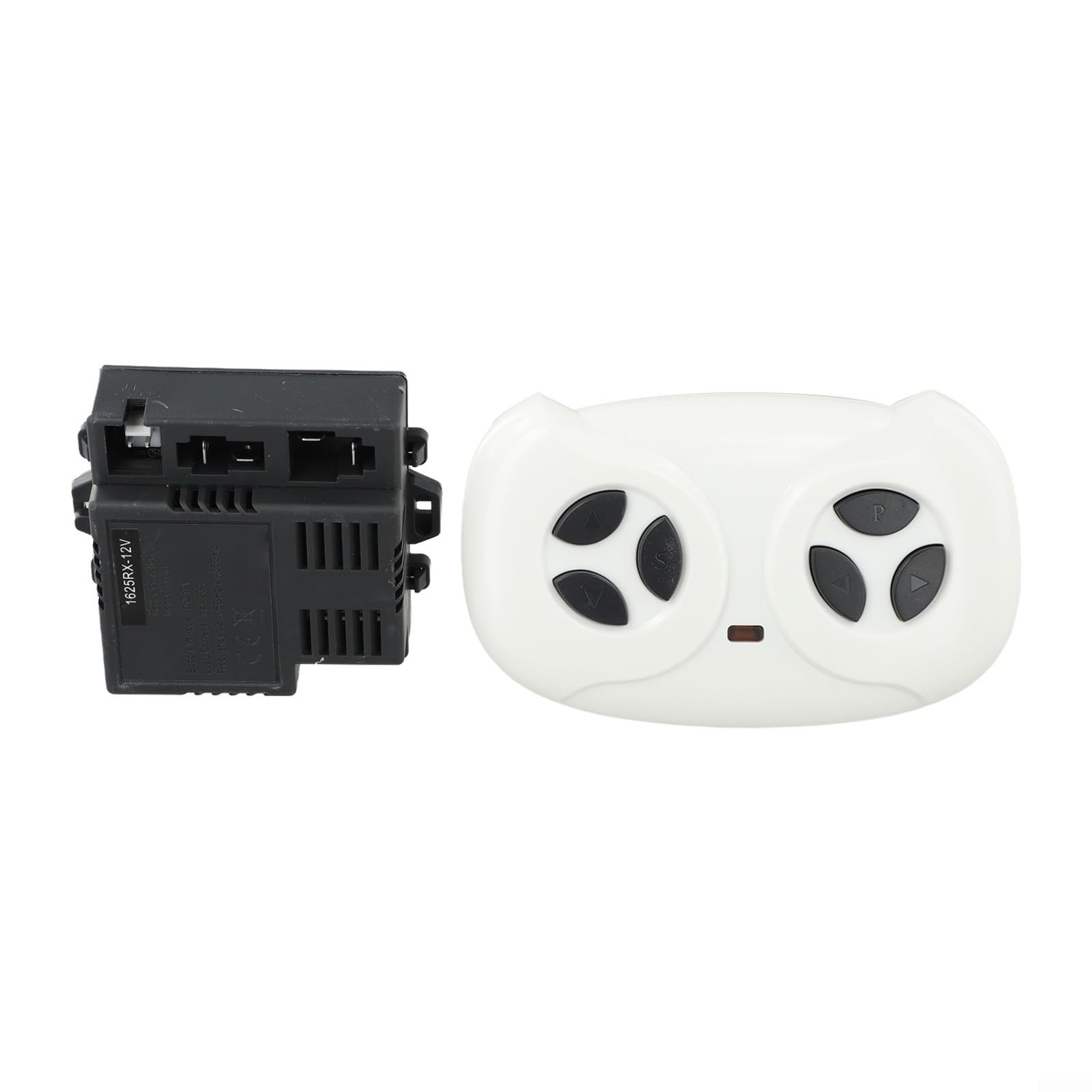 Telecomando da 2,4 g e kit ricevitore Jr1625rx 12 V compatibile con veicoli elettrici per bambini con tecnologia Soft Start per un funzionamento sicuro e stabile (set completo)