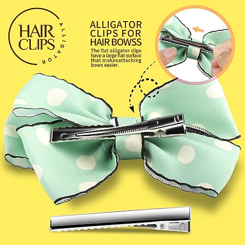 Teenitor Silver Metal Alligator Hair Clips #TOP13