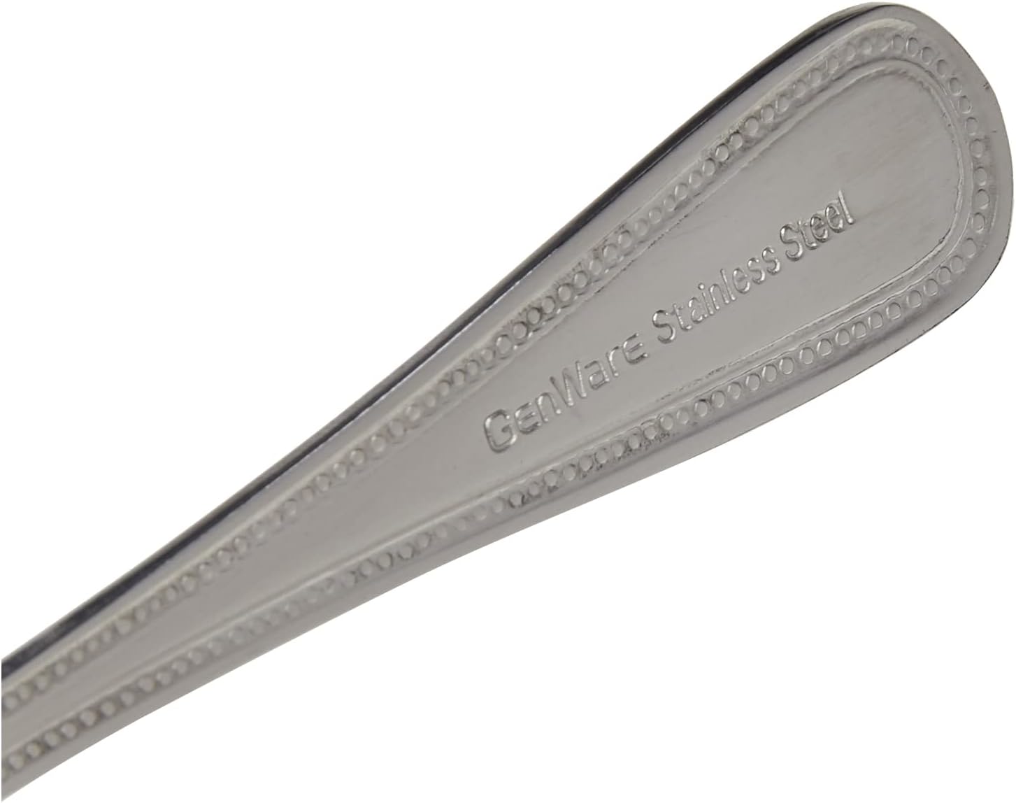Bead Cutlery Tea Spoons - Pack of 12 | Stainless Steel Tea Spoons, Genware Bead Cutlery