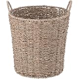 不二貿易 鉢カバー プランター 幅28×奥行27×高さ32cm 7号 ガマ 観葉植物 収納バスケット 45395