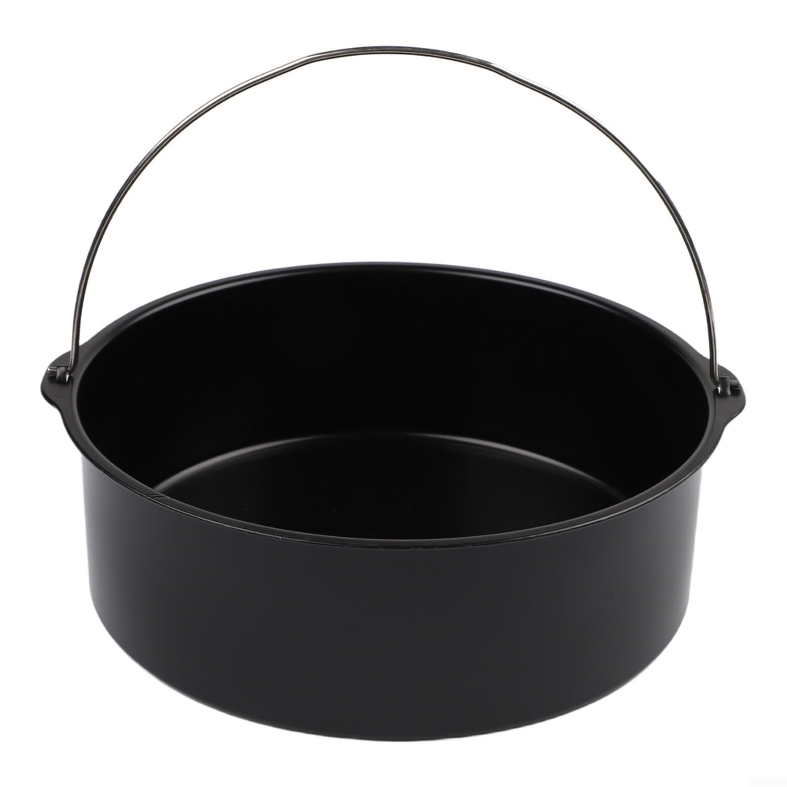 Set di accessori per friggitrice ad aria calda con teglia per pizza da 15,2-22,9 cm e cestino per torte, antiaderente, per friggitrice ad aria calda (22,9 cm)