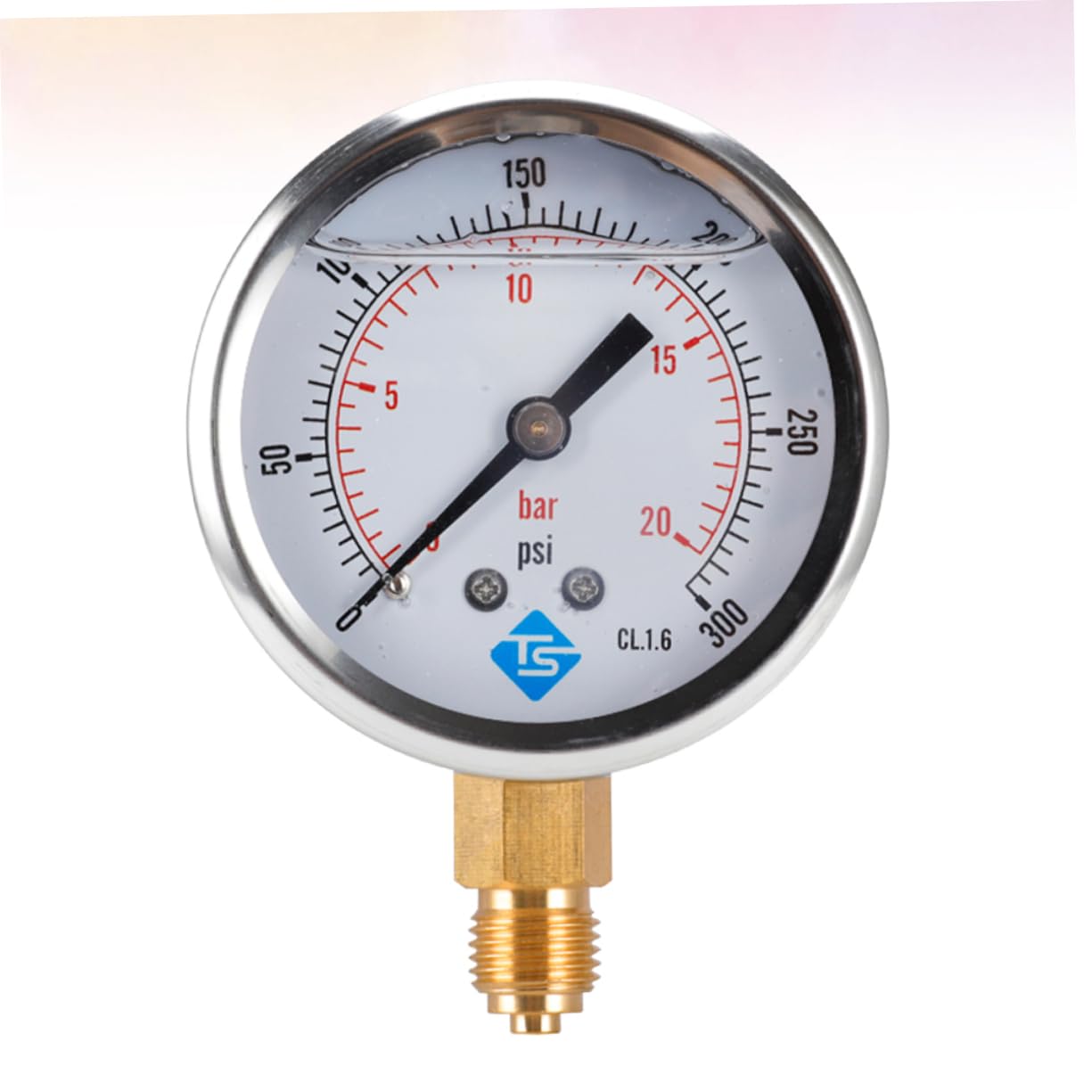 Manómetro de Agua Barómetro de Acero Inoxidable número de Suite doméstica engrase manómetro de vacío manómetro Digital de precisión Mesa de Prueba de manómetro hidráulico