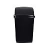 10L/30L/50L Premium Plastic Swing Bins Durable For Kitchen Bathroom Rubbish Office Room Trash Rubbish Recycling and General Waste (Black, 30 Litre)