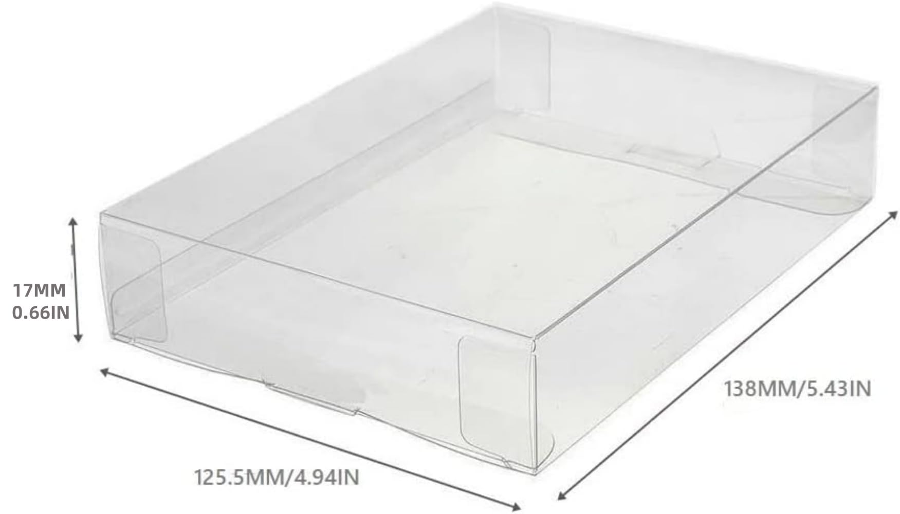 CHILDMORY 10 fundas protectoras transparentes para caja de cartuchos DS NDS Games