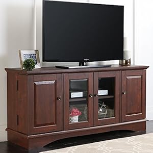Walkeredisontraditionalwooduniversaltvstandwithstoragecabinetsfortvsupto65livingroomentertainmentcenter44inchtraditionalbrown  Urban Country Home Decor Walker edison traditional wood universal tv stand with storage cabinets for tvs up to 65 living room entertainment center 44 inch traditional brown  urban country home decor