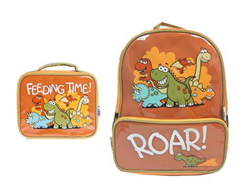 Bugzz Mochila y Bolso de almuerzo Estilo (Dinosaurio)