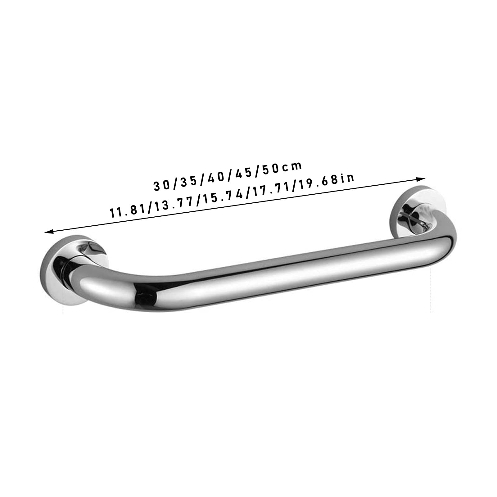 Barra di Sostegno per Bagno, Barre Antiscivolo in Acciaio Inossidabile per portasciugamani per disabili e Anziani, Maniglia di Sicurezza per WC, Barra Antiscivolo (30 cm)