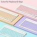 FUWANG Keyboard Case for iPad Air 11 inch (M3 2025 / M2 2024)& Air 5th 4th Generation Case with Keyboard 10.9 inch, Detachable Magnetic Keyboard Cover for iPad Air 11 inch/Air 5th/Air 4th, Light Pink