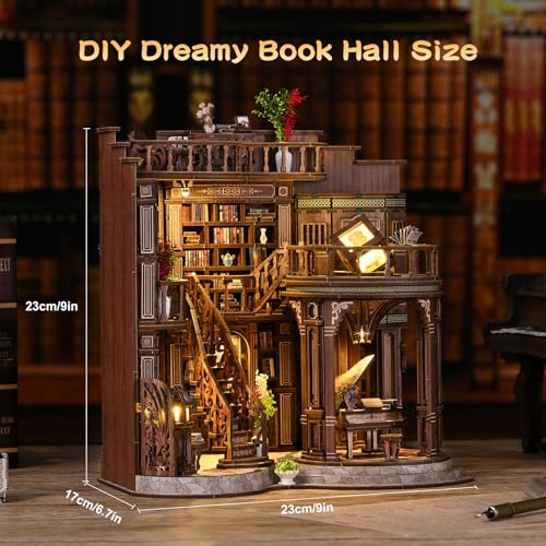 3DVASE Dream Bookstore Book Nook Kit thumbnail 2